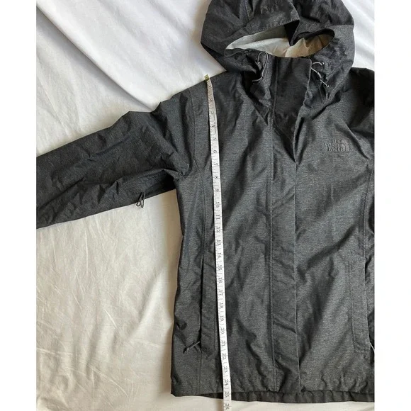 The North Face Gray Packable Hooded Rain Jacket Women's Size Small - Picture 8 of 13